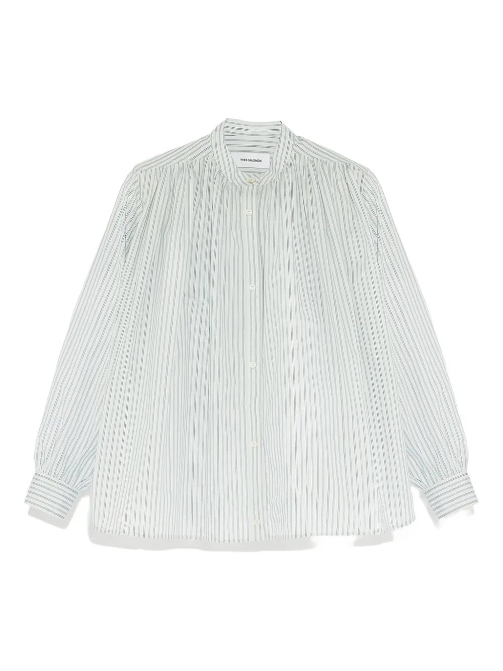 Yves Salomon striped shirt | White | Image 1