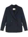 Yves Salomon double-breasted blazer - Blue