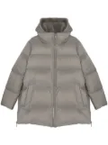 Yves Salomon hooded puffer jacket - Grey