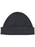 Yves Salomon ribbed-knit beanie - Grey