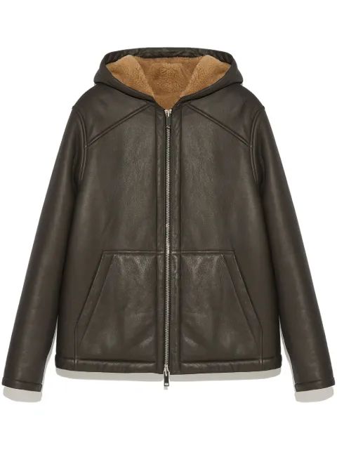 Yves Salomon shearling leather jacket 