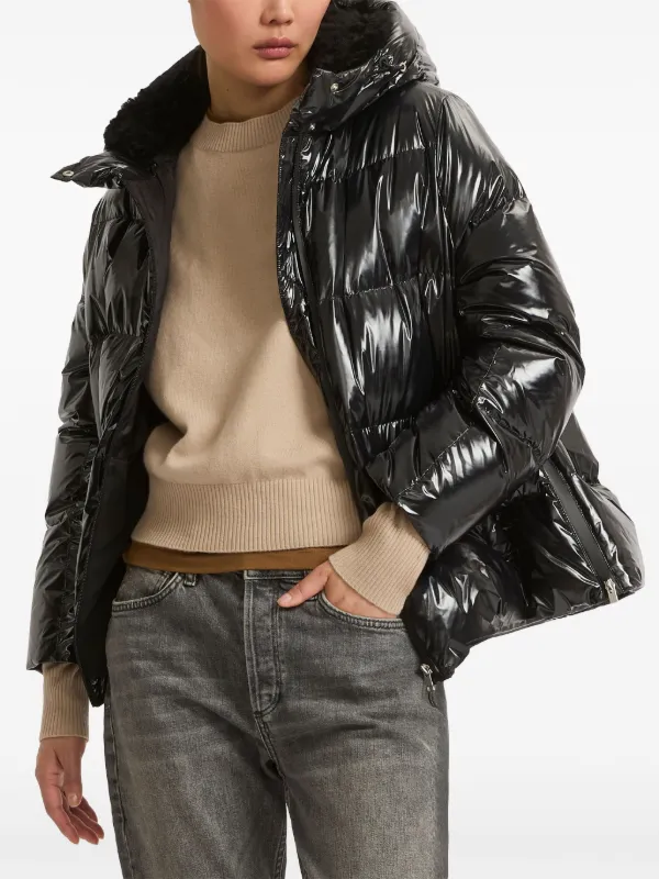Yves Salomon ダウンジャケット | ブラック | FARFETCH JP Yves Salomon ダウンジャケット | ブラック | FARFETCH JP