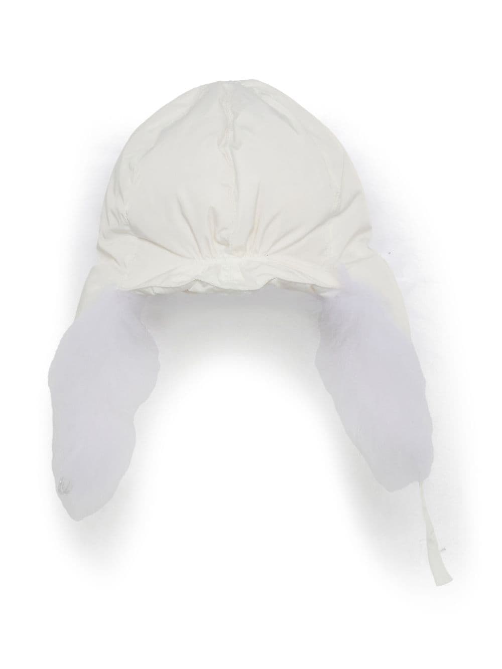 Yves Salomon technical cashmere ushanka hat - A1057 WHITE