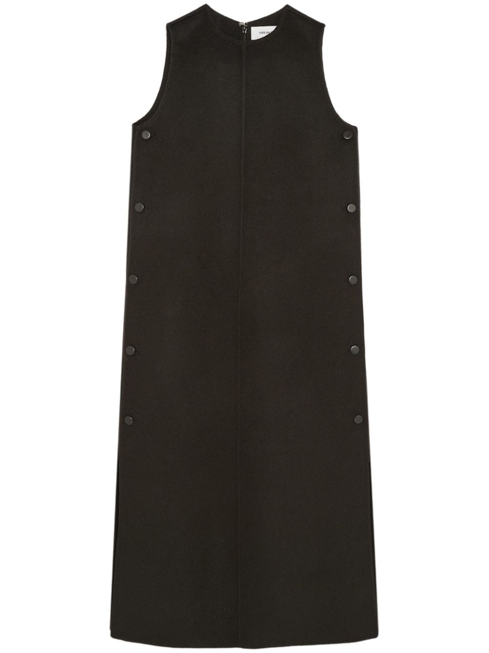 Yves Salomon sleeveless dress - Black