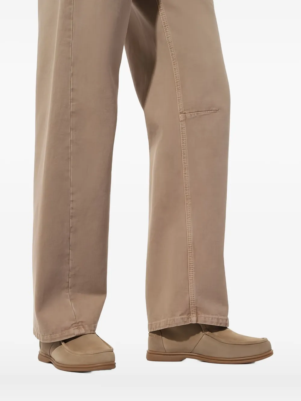 Yves Salomon Merinillo Leather Slip-on Boots In Brown
