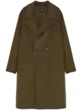 Yves Salomon double-sided coat - Green