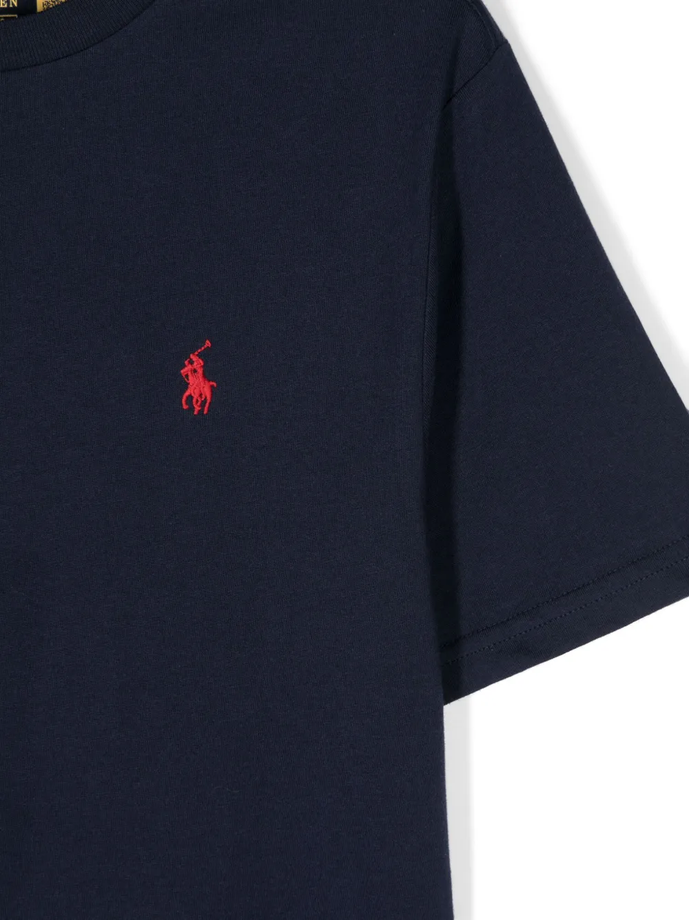 POLO RALPH LAUREN KIDS Katoenen T-shirt met ronde hals Blauw
