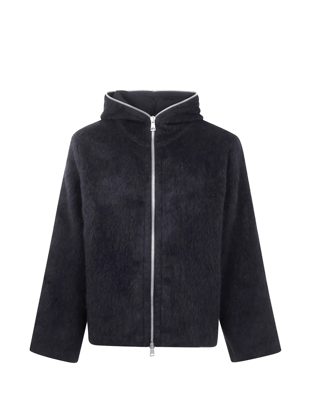 OUR LEGACY Jack met geborstelde afwerking en capuchon Zwart