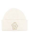 Moncler ribbed beanie - Neutrals