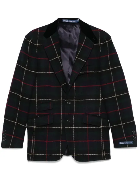 Polo Ralph Lauren blazer con motivo de cuadros tartán