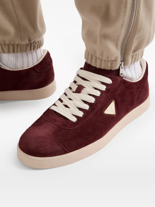 Prada Lane Sneakers | Red | FARFETCH UK