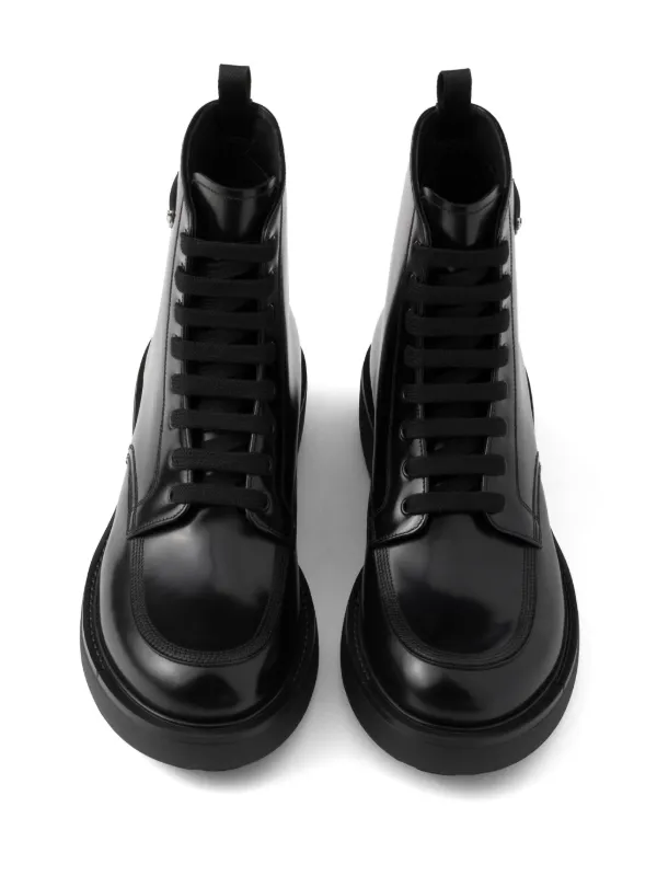 Prada レザーブーツ | ブラック | FARFETCH JP Prada レザーブーツ | ブラック | FARFETCH JP