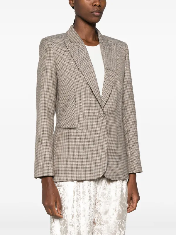 STYLAND ハウンドトゥース ジャケット | ニュートラル | FARFETCH JP