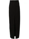 STYLAND pintstriped maxi skirt - Black