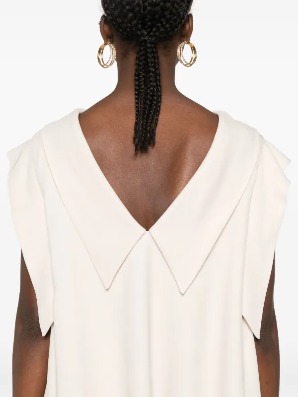 ワンピース herlipto /Pointed Collar Mini Dress herlipto ◼︎Pointed Collar Mini Dress 25,000(tax in) color: gray