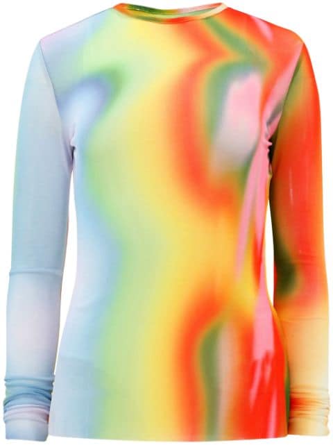 Monse Rainbow Heatwave top