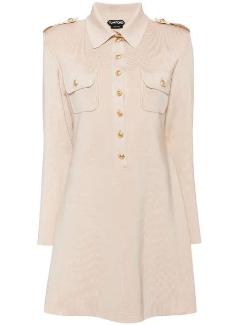 TOM FORD vestido corto de canalé