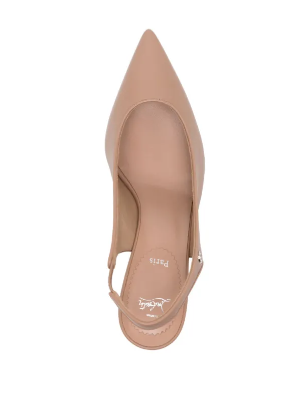 Christian Louboutin Sporty Kate 55mm Leather Slingback Pumps