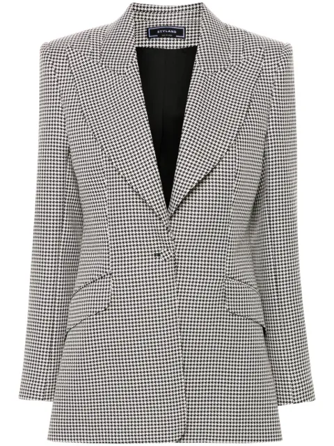 STYLAND houndstooth blazer