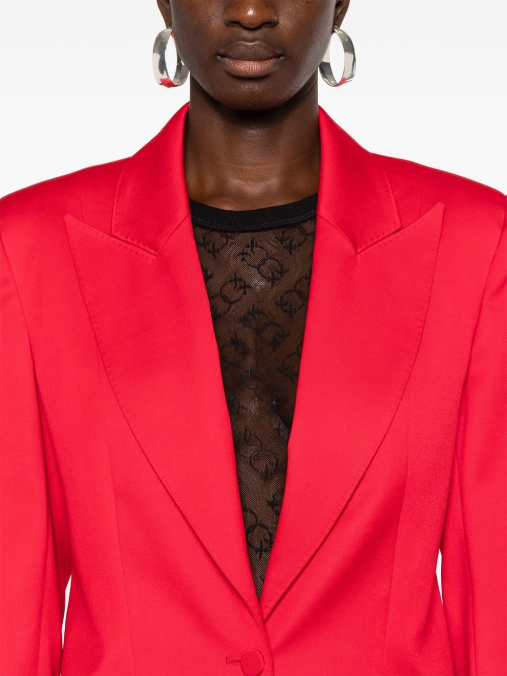 Shop Styland Single-breasted Blazer In Red