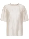 STYLAND semi-sheer T-shirt - Neutrals