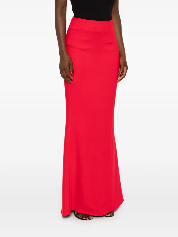 STYLAND Pencil Maxi Skirt Red FARFETCH PH