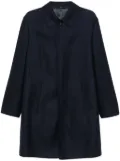Brioni felted coat - Blue