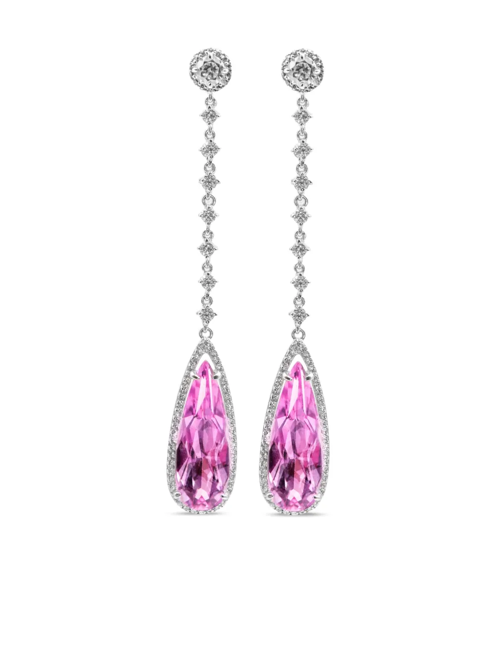 Juwelina Paris Un Moment Rose ピアス - シルバートーン Juwelina Paris Un Moment Rose ピアス - シルバートーン