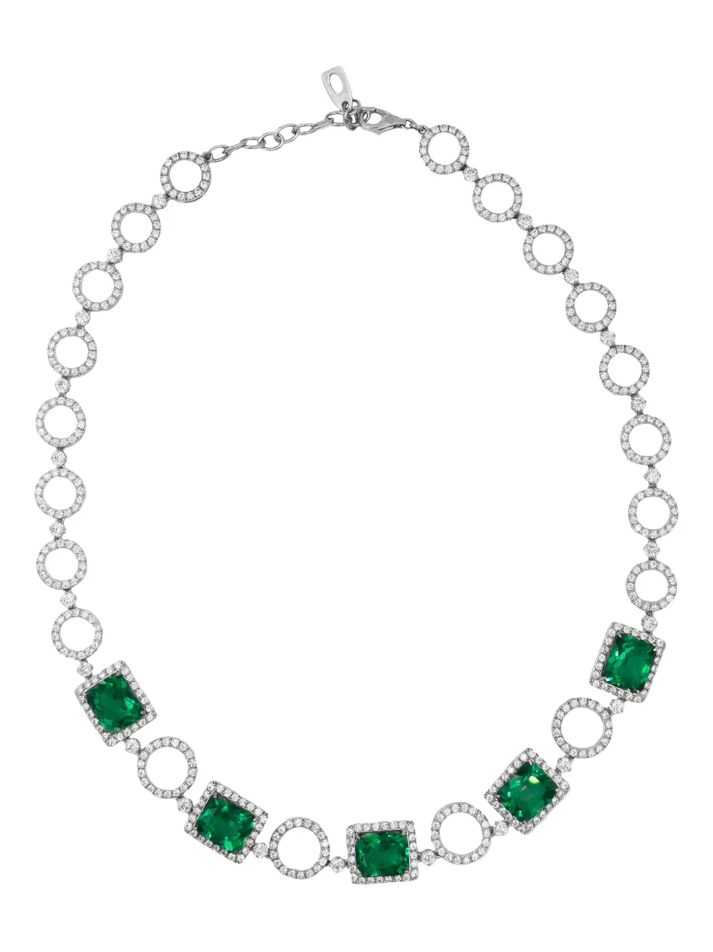 Juwelina Paris Rubain ネックレス スターリングシルバー - シルバートーン Juwelina Paris Rubain ネックレス スターリングシルバー - シルバートーン