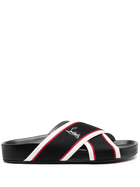 Christian Louboutin Hot Cross Bizz slides