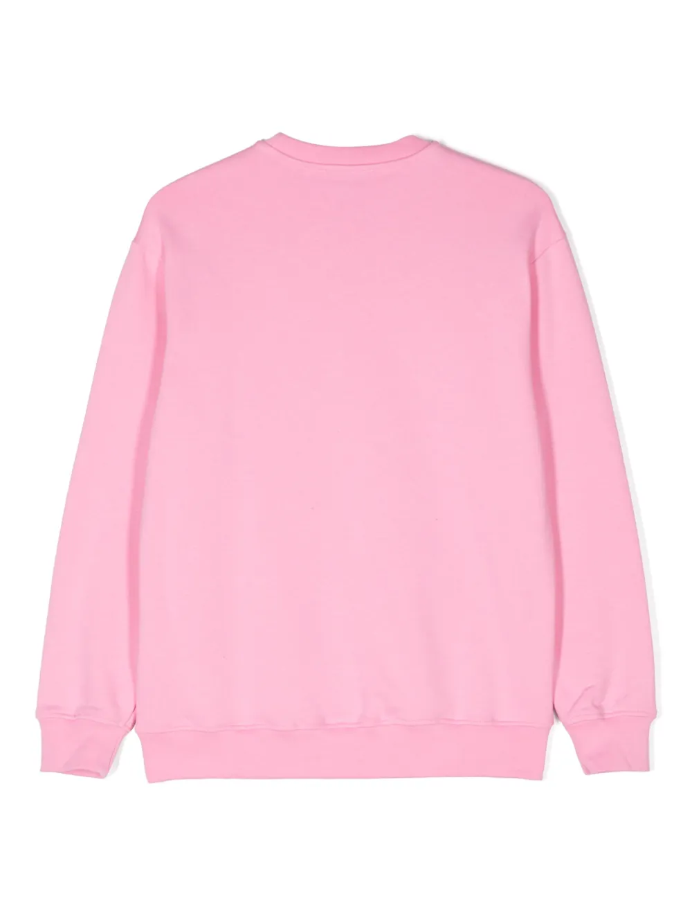 msgmkids MSGM Kids Katoenen sweater met logoprint - Roze