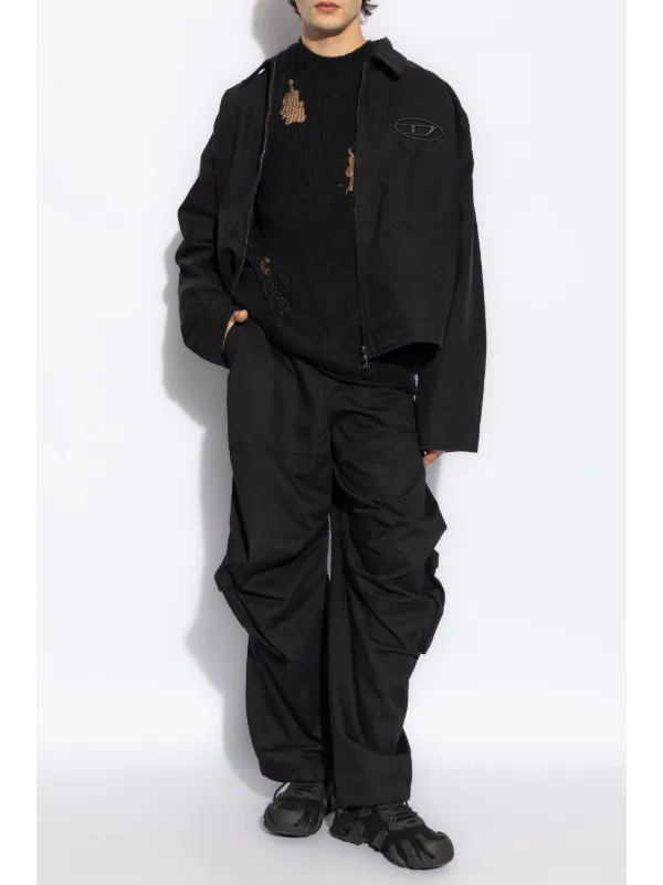 Diesel K-Norman プルオーバー | ブラック | FARFETCH JP