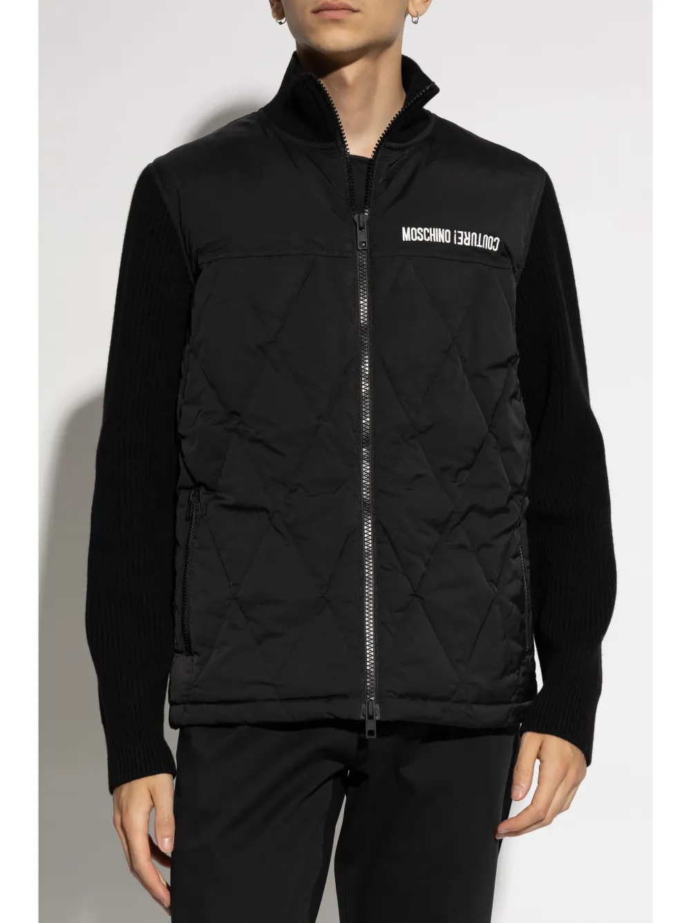 Moschino Jack met geborduurd logo Zwart