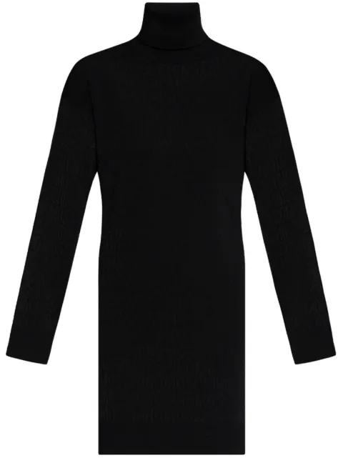 Moschino high-neck wool dress