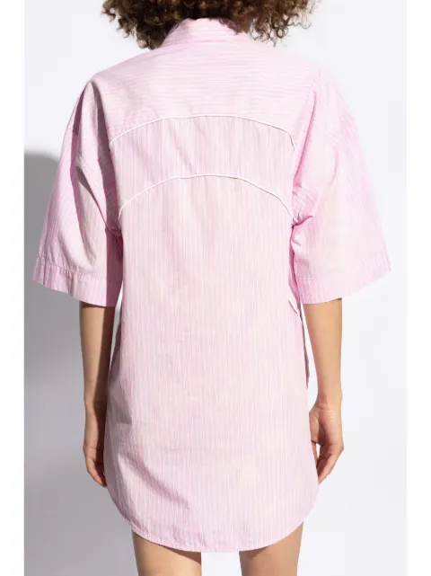 Alexander Wang logo-embroidered t-shirt dress 4WC3246272685A - 3