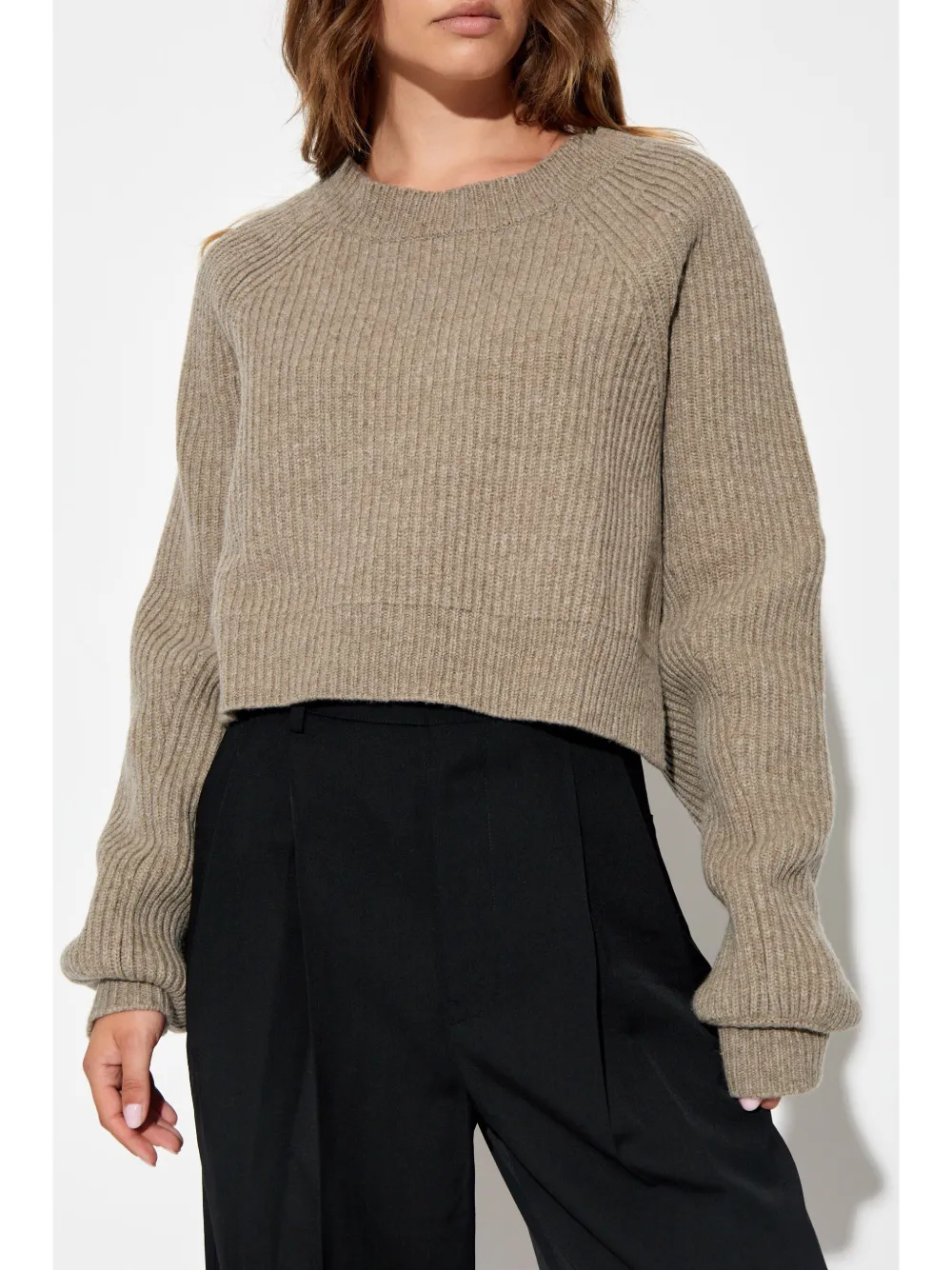 Yohji Yamamoto Open-back Jumper In Neutrals