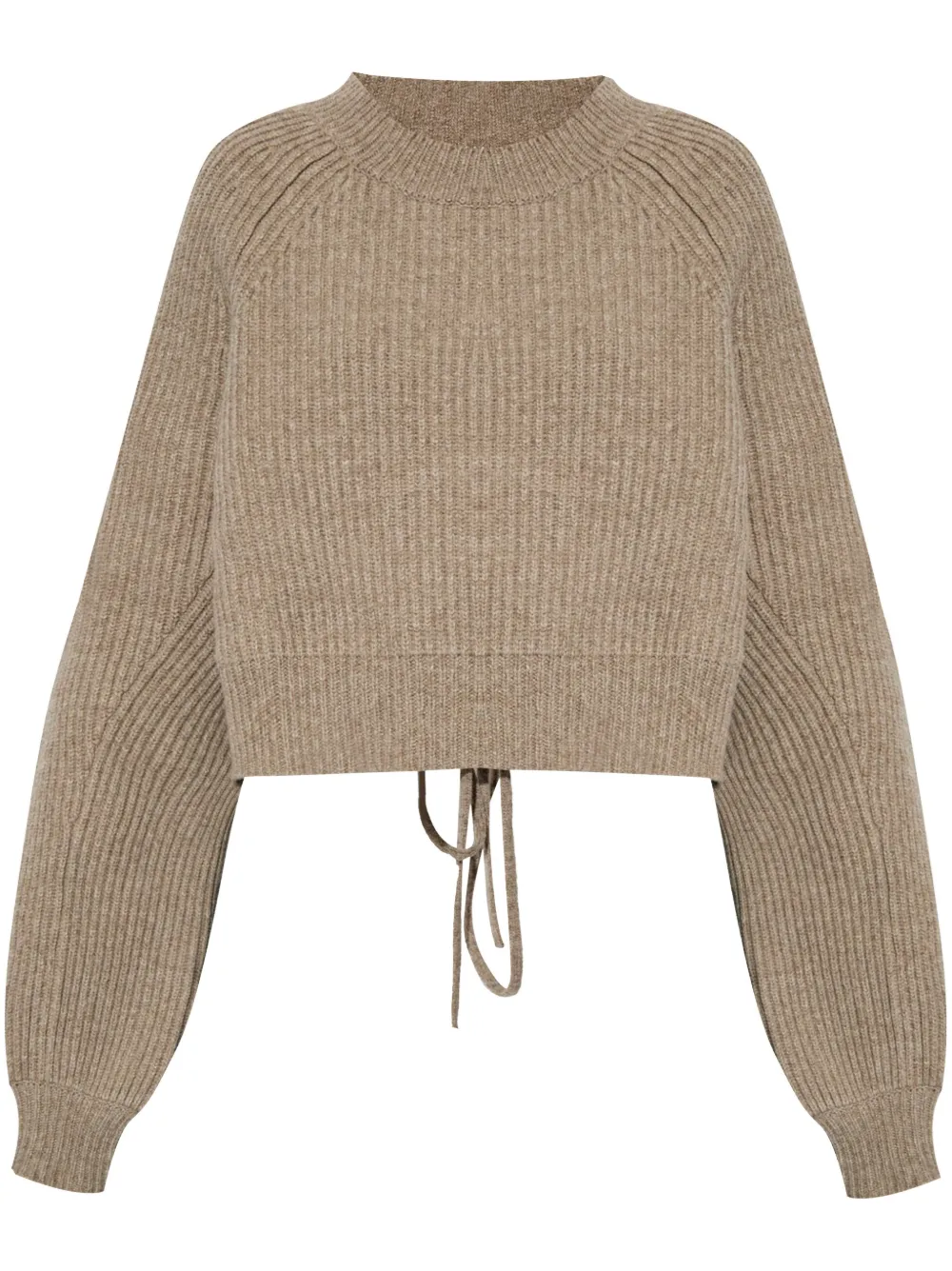 Yohji Yamamoto open-back jumper | Neutrals | Image 1