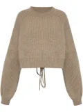 Yohji Yamamoto open-back jumper - Neutrals