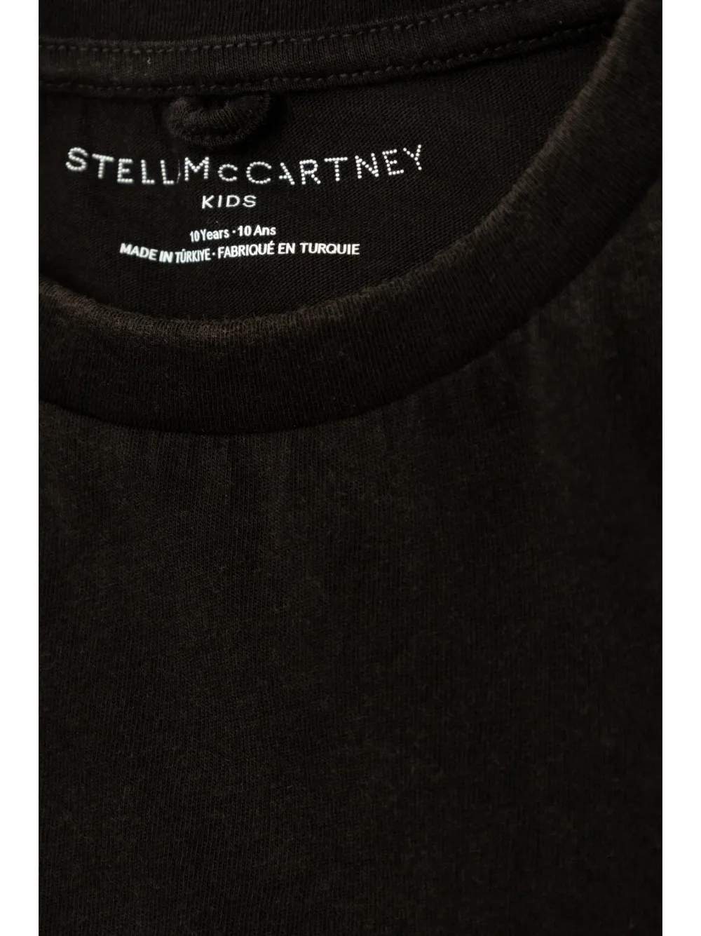 Stella McCartney Kids T-shirt met print Zwart