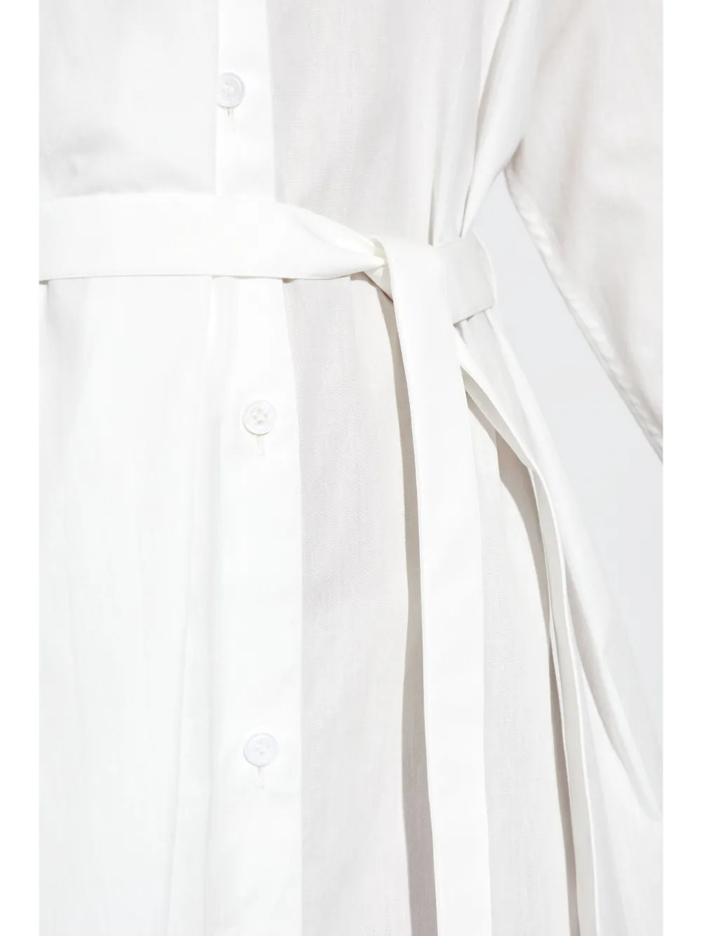 Yohji Yamamoto Jurk met gekruiste bandjes Wit