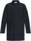 Stone Island micro-twill PrimaLoft-padded coat - Blue
