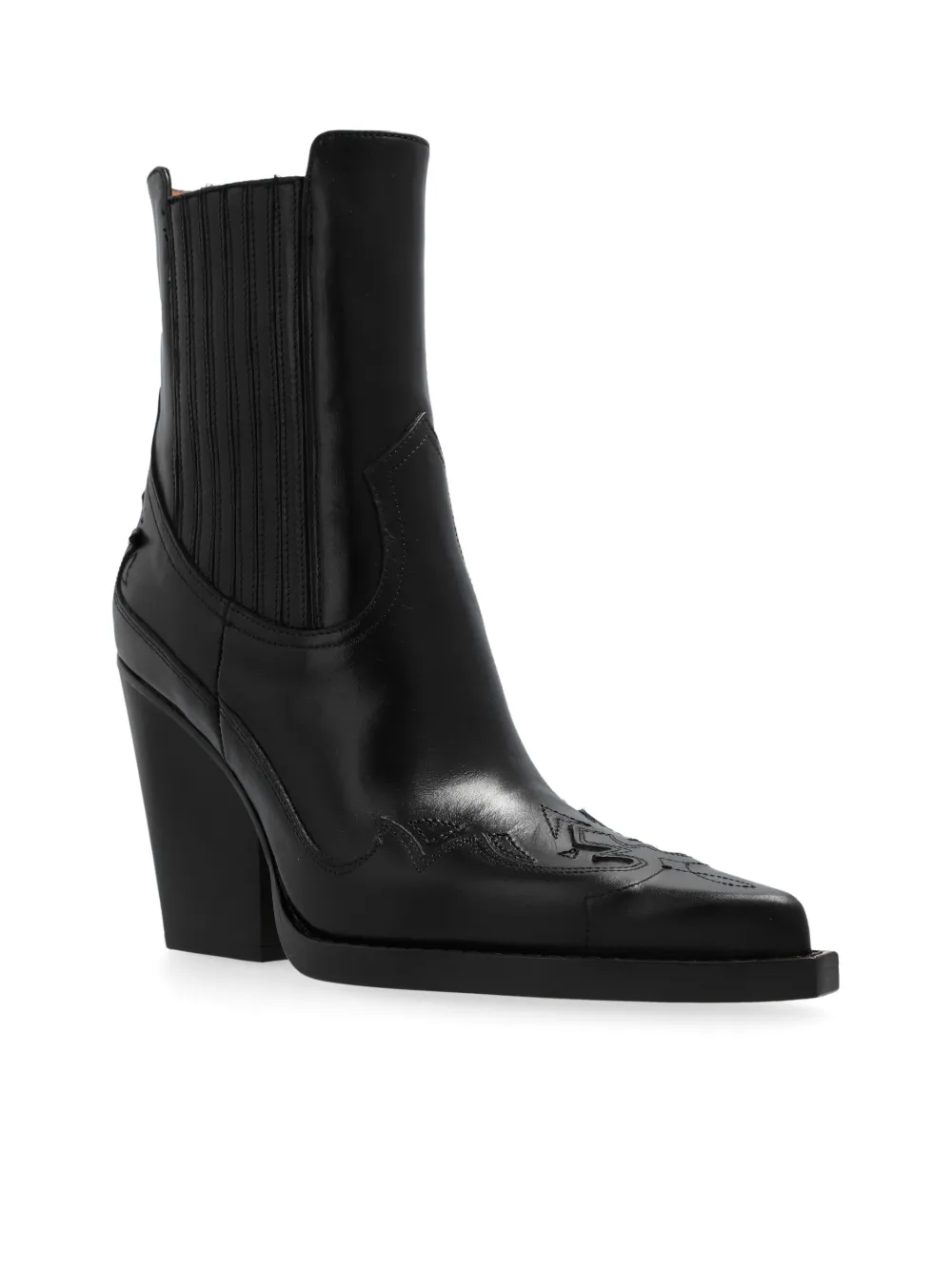 Paris Texas 110mm Dallas cowboy boots Black