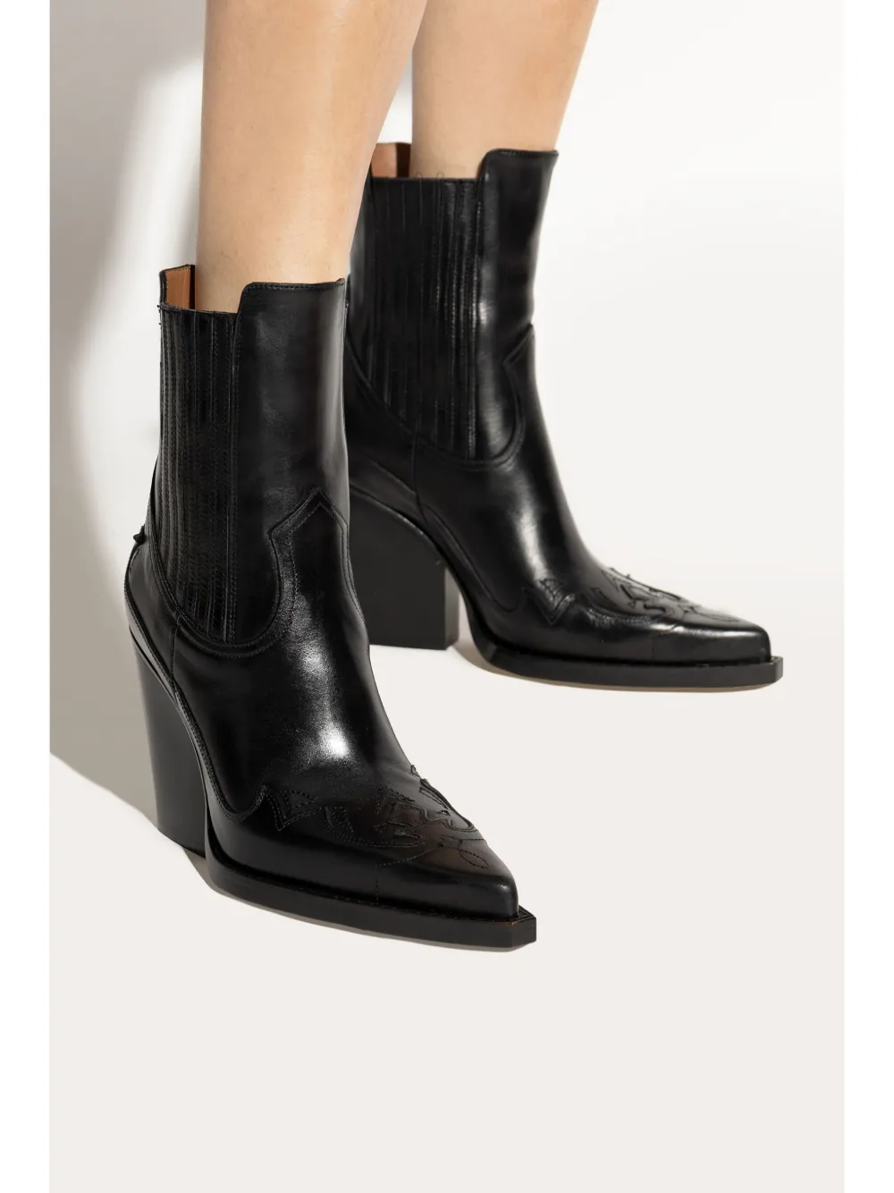 Paris Texas 110mm Dallas ankle boots - Zwart