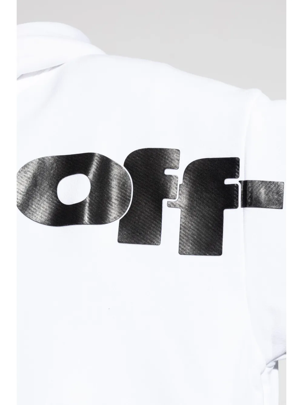 Off-White Hoodie met logo Wit