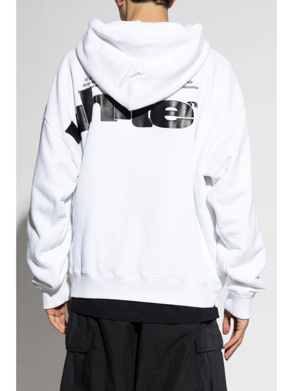 Off-White logo hoodie Men