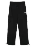 MSGM Kids logo-print track pants - Black