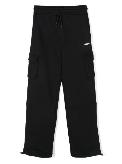MSGM Kids logo-print track pants