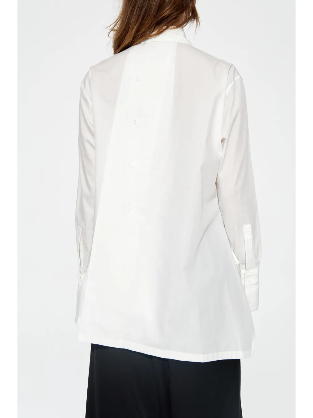 Yohji Yamamoto Asymmetrische blouse Wit