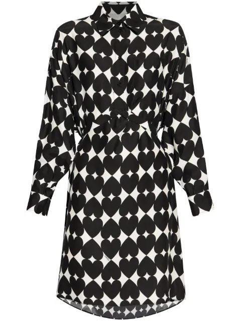 Moschino silk shirt dress