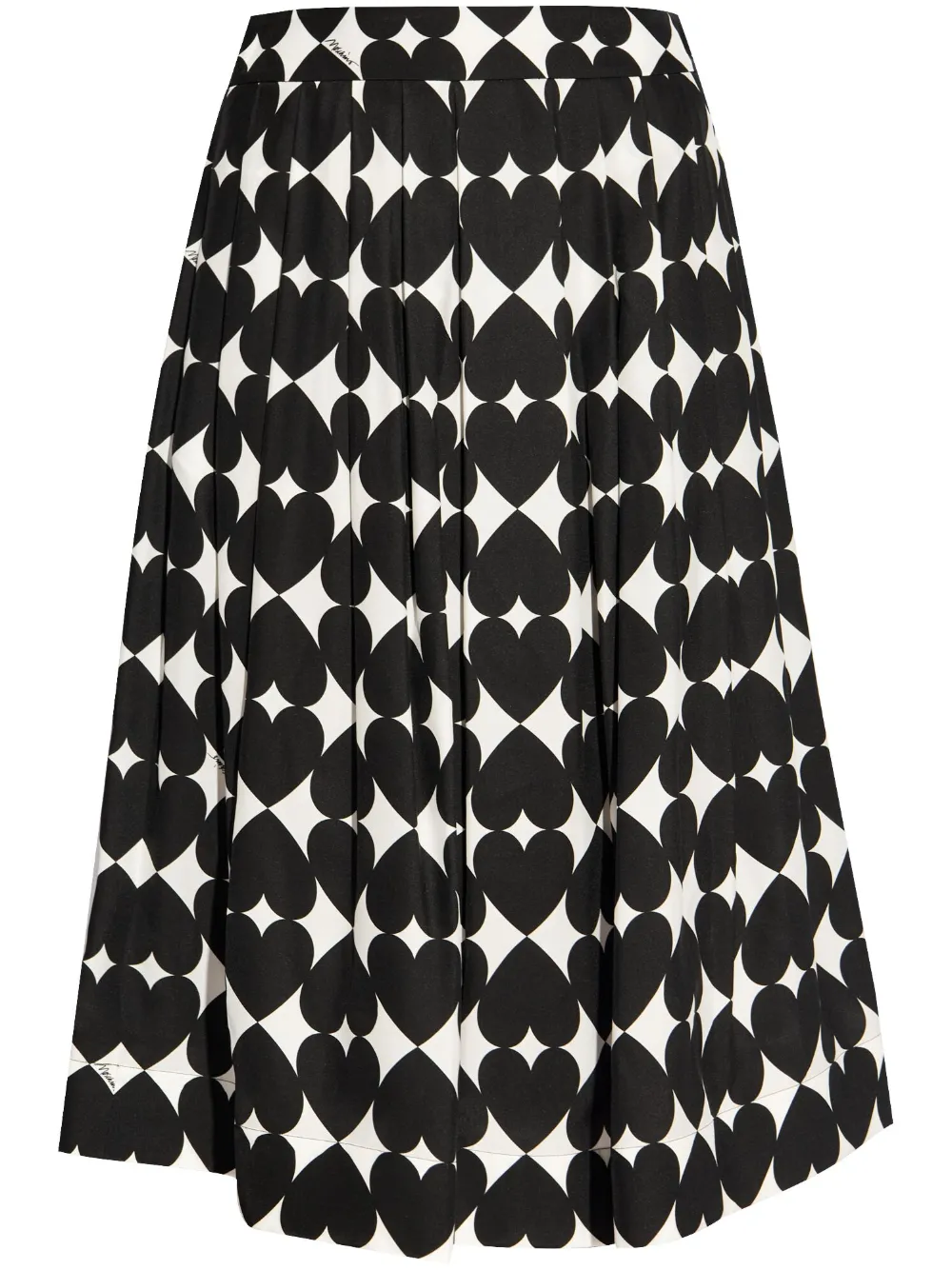 Moschino Rok met patroon Zwart
